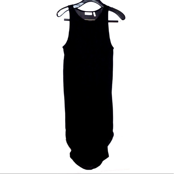 LEITH long black sheer dress - Picture 2 of 9